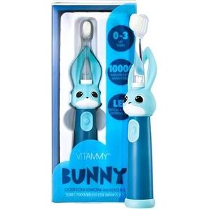 VITAMMY Bunny s LED svetlom a nanovláknami, 0-3 roky, modrá
